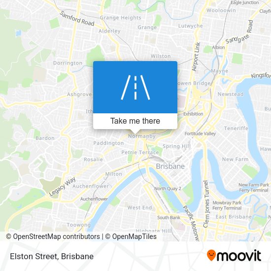 Elston Street map