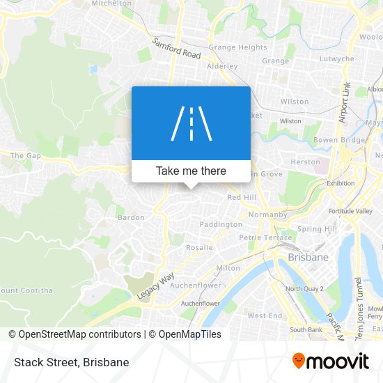 Stack Street map