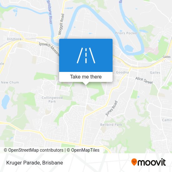 Kruger Parade map