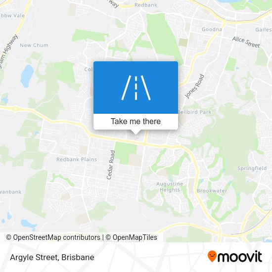 Argyle Street map
