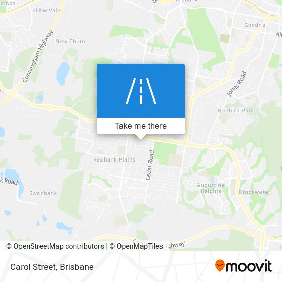 Carol Street map