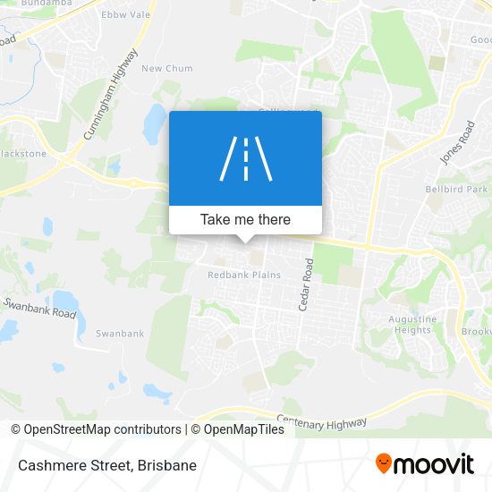 Cashmere Street map