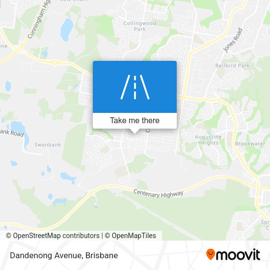 Dandenong Avenue map