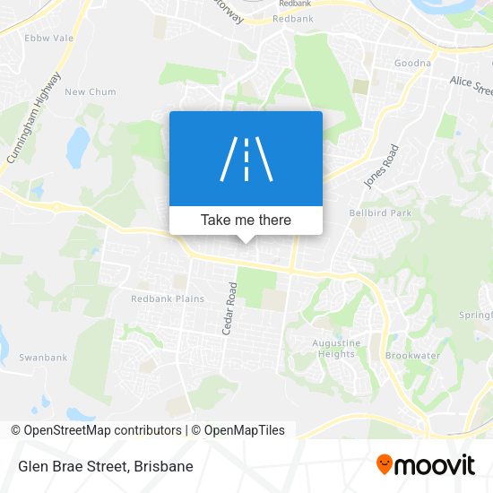 Glen Brae Street map
