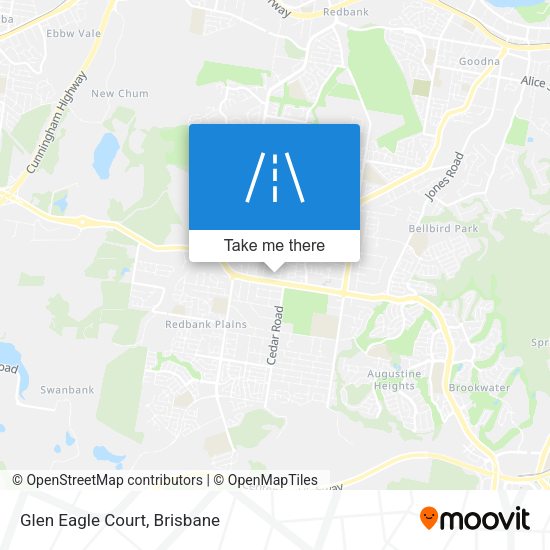Glen Eagle Court map