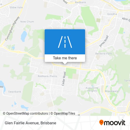 Glen Fairlie Avenue map