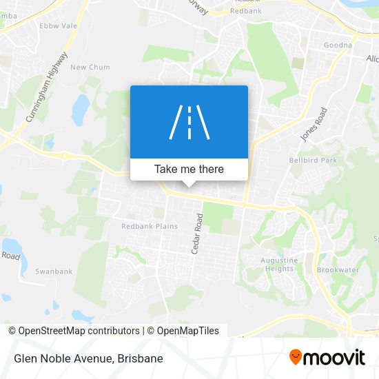 Glen Noble Avenue map