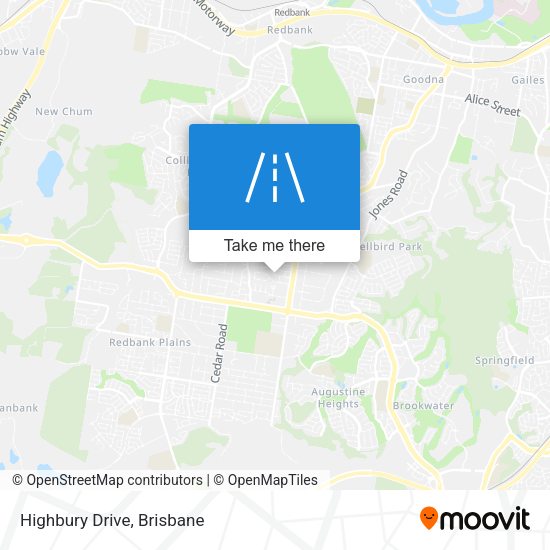 Highbury Drive map