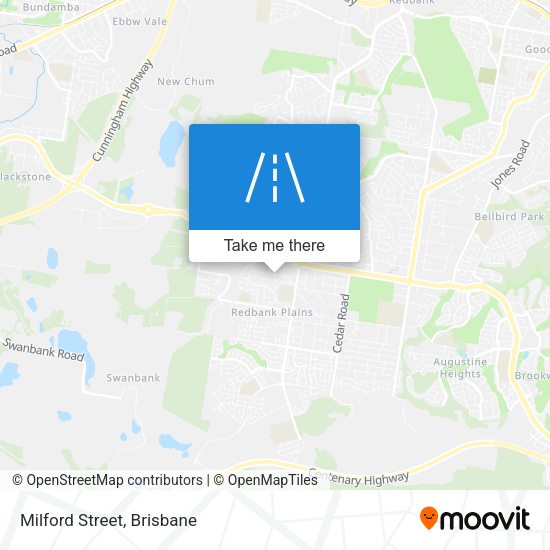 Milford Street map