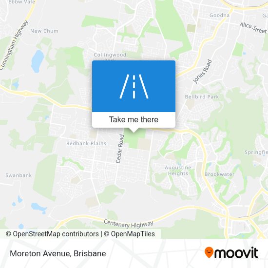 Moreton Avenue map