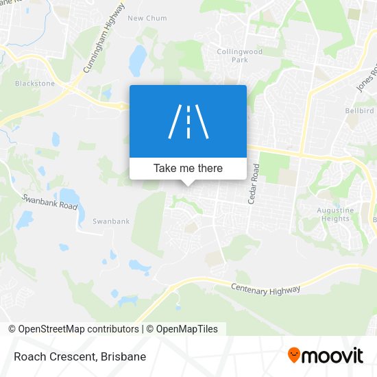 Roach Crescent map