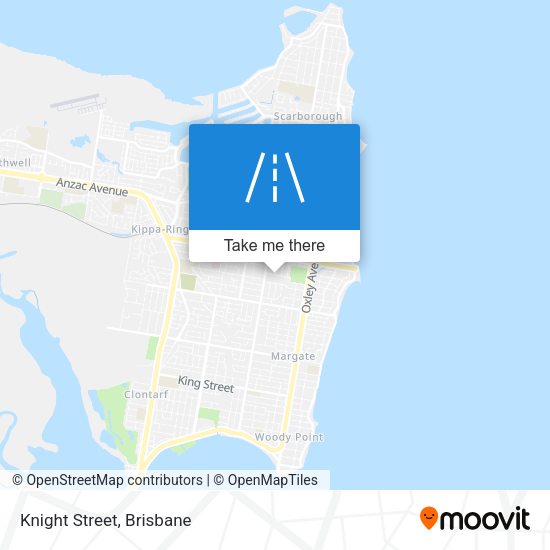 Knight Street map