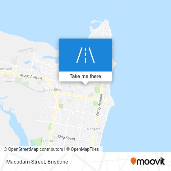 Macadam Street map