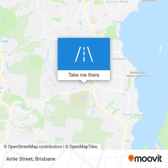 Airlie Street map