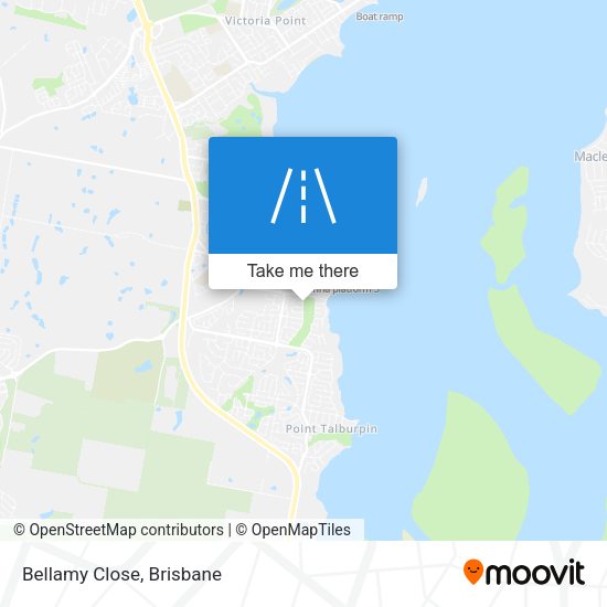 Bellamy Close map