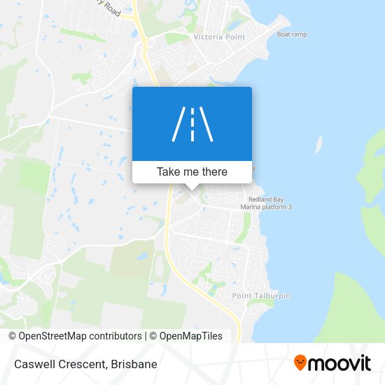 Caswell Crescent map