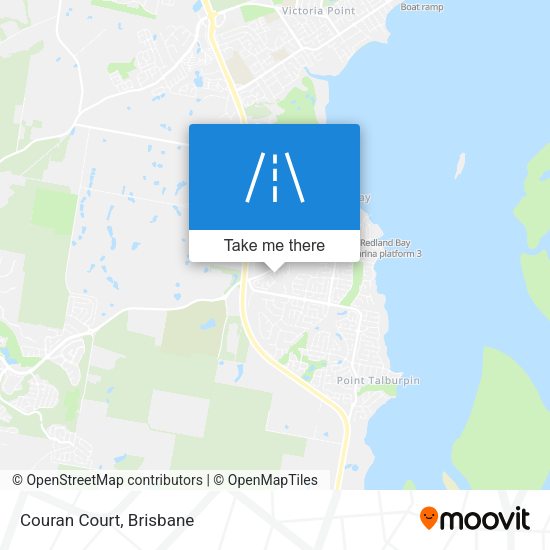 Couran Court map