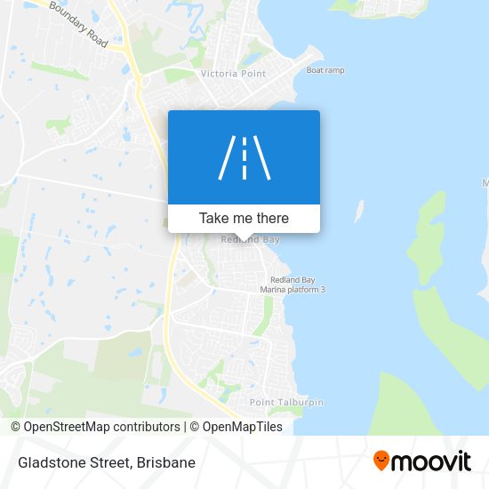 Gladstone Street map