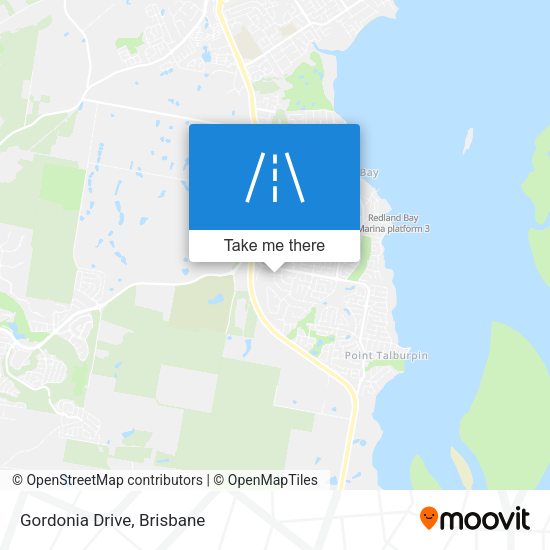 Gordonia Drive map