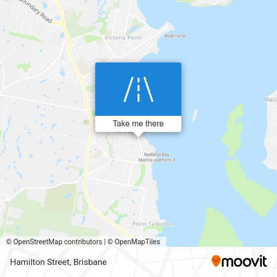 Hamilton Street map