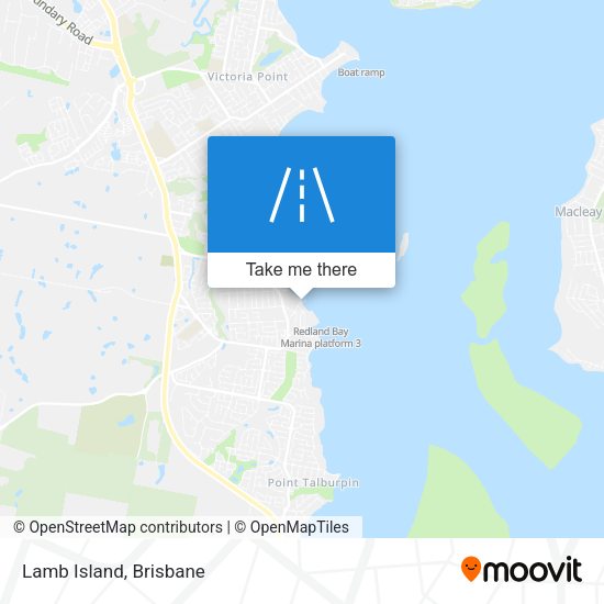 Lamb Island map