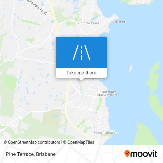 Pine Terrace map
