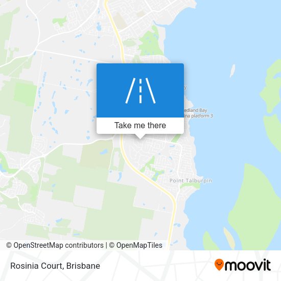 Rosinia Court map