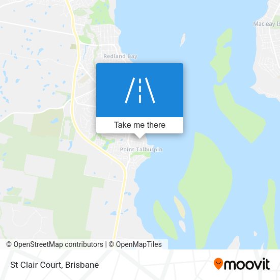 St Clair Court map