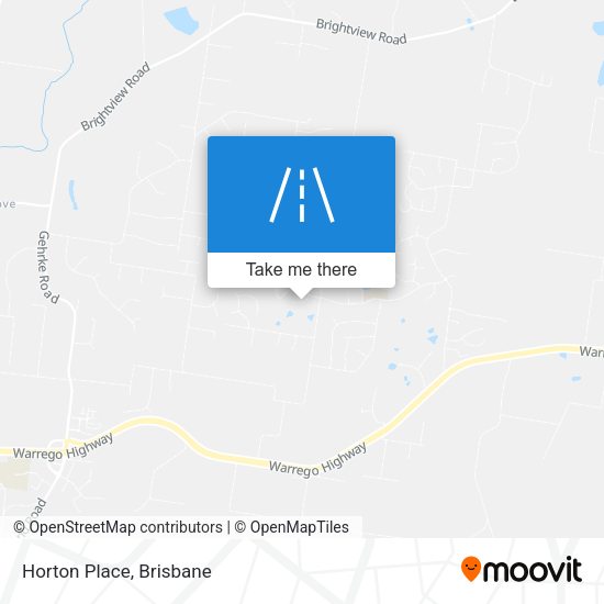 Horton Place map