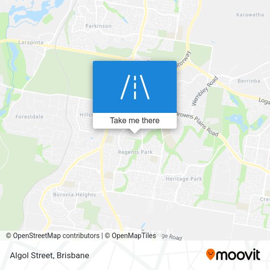Algol Street map