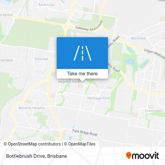 Bottlebrush Drive map