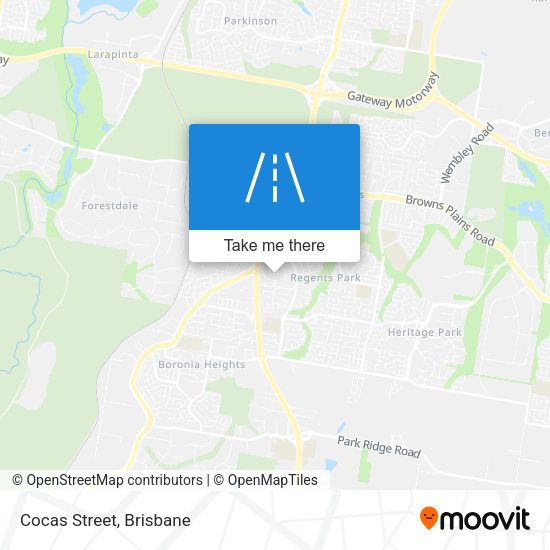 Cocas Street map
