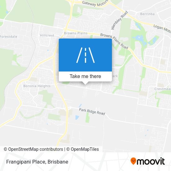 Frangipani Place map