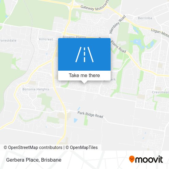 Gerbera Place map