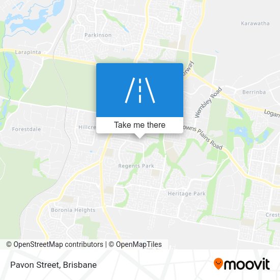 Pavon Street map