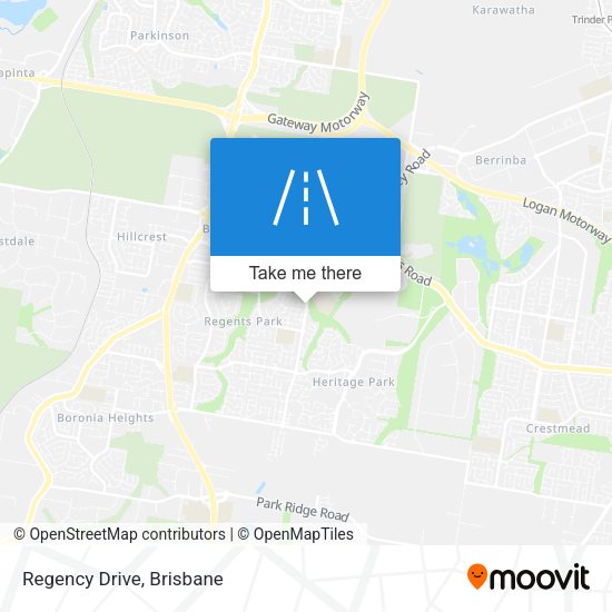 Regency Drive map