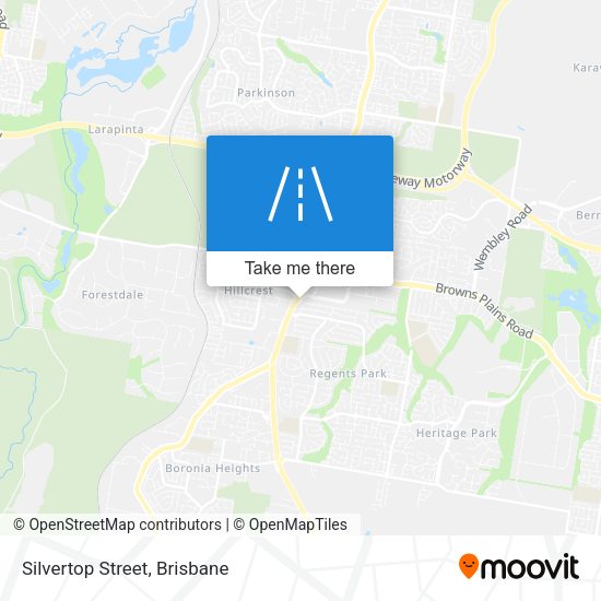 Silvertop Street map