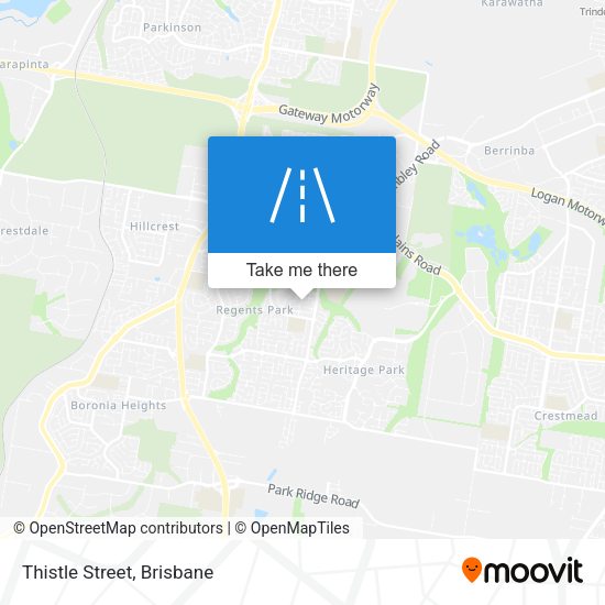 Thistle Street map