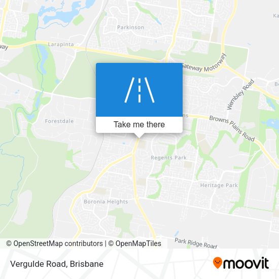 Vergulde Road map