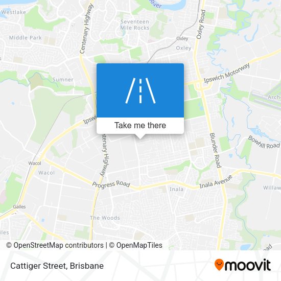 Cattiger Street map