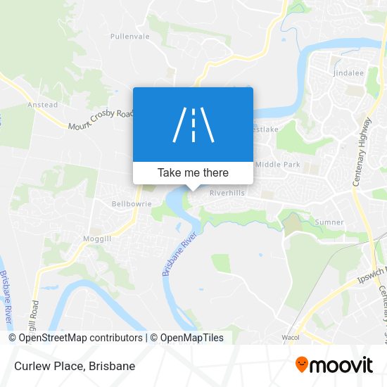 Curlew Place map