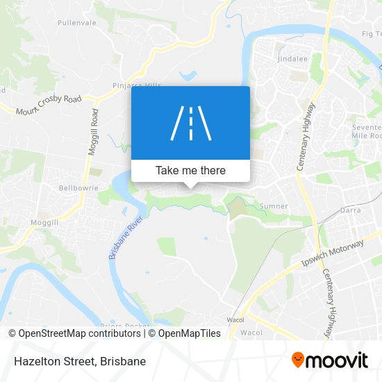 Hazelton Street map