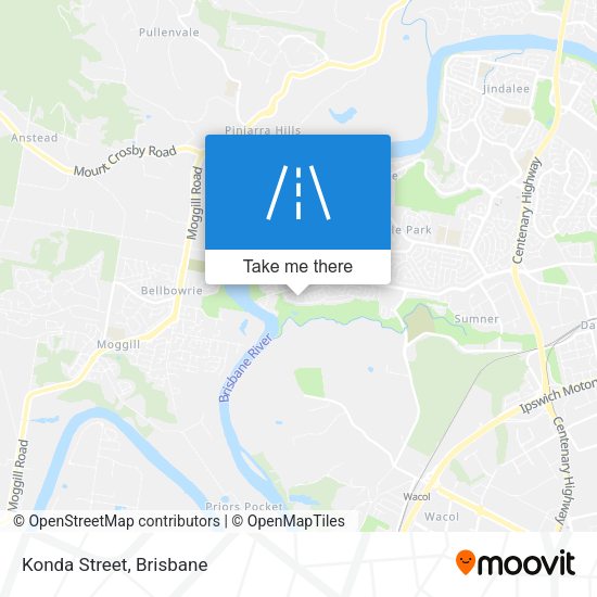 Konda Street map