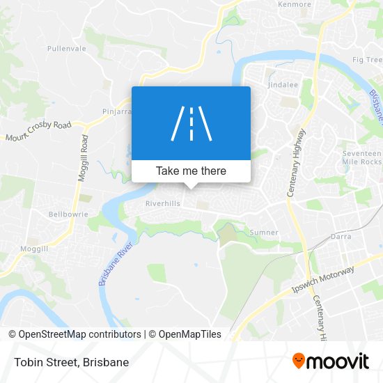 Tobin Street map
