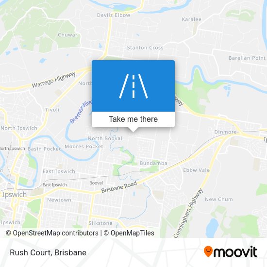 Rush Court map
