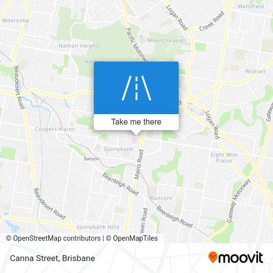 Canna Street map