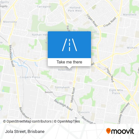 Jola Street map