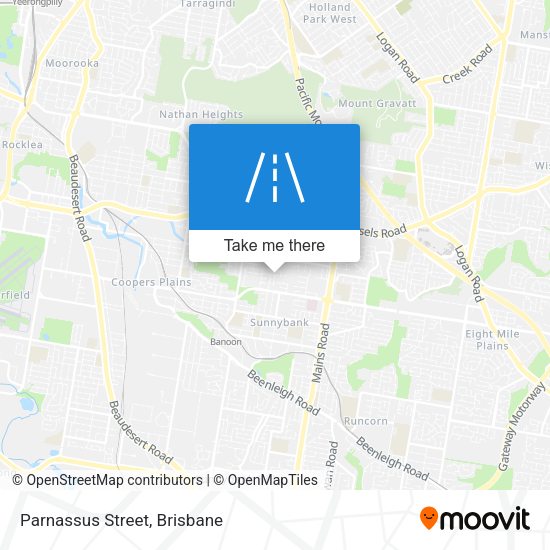 Parnassus Street map