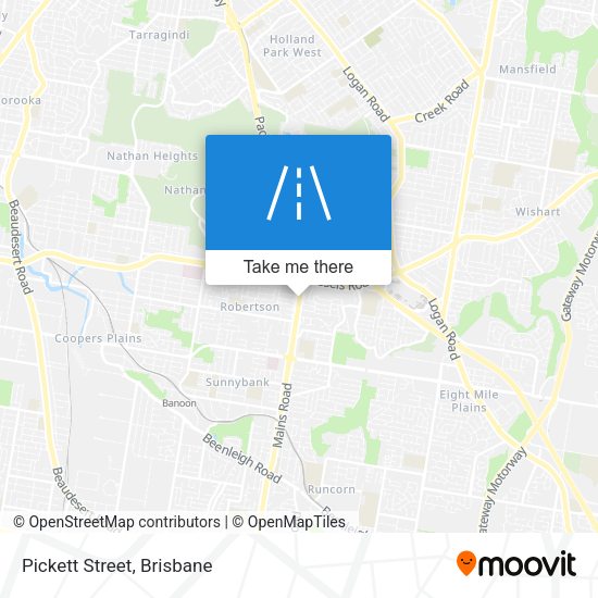 Pickett Street map