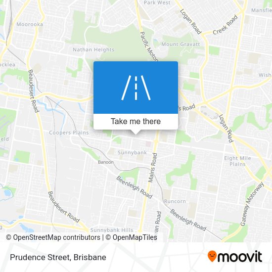 Prudence Street map